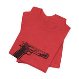 POP Culture Classics Handgun Unisex Jersey Short Sleeve T-Shirt - POPvault