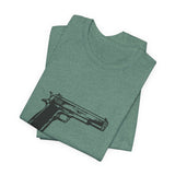POP Culture Classics Handgun Unisex Jersey Short Sleeve T-Shirt - POPvault