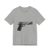 POP Culture Classics Handgun Unisex Jersey Short Sleeve T-Shirt - POPvault