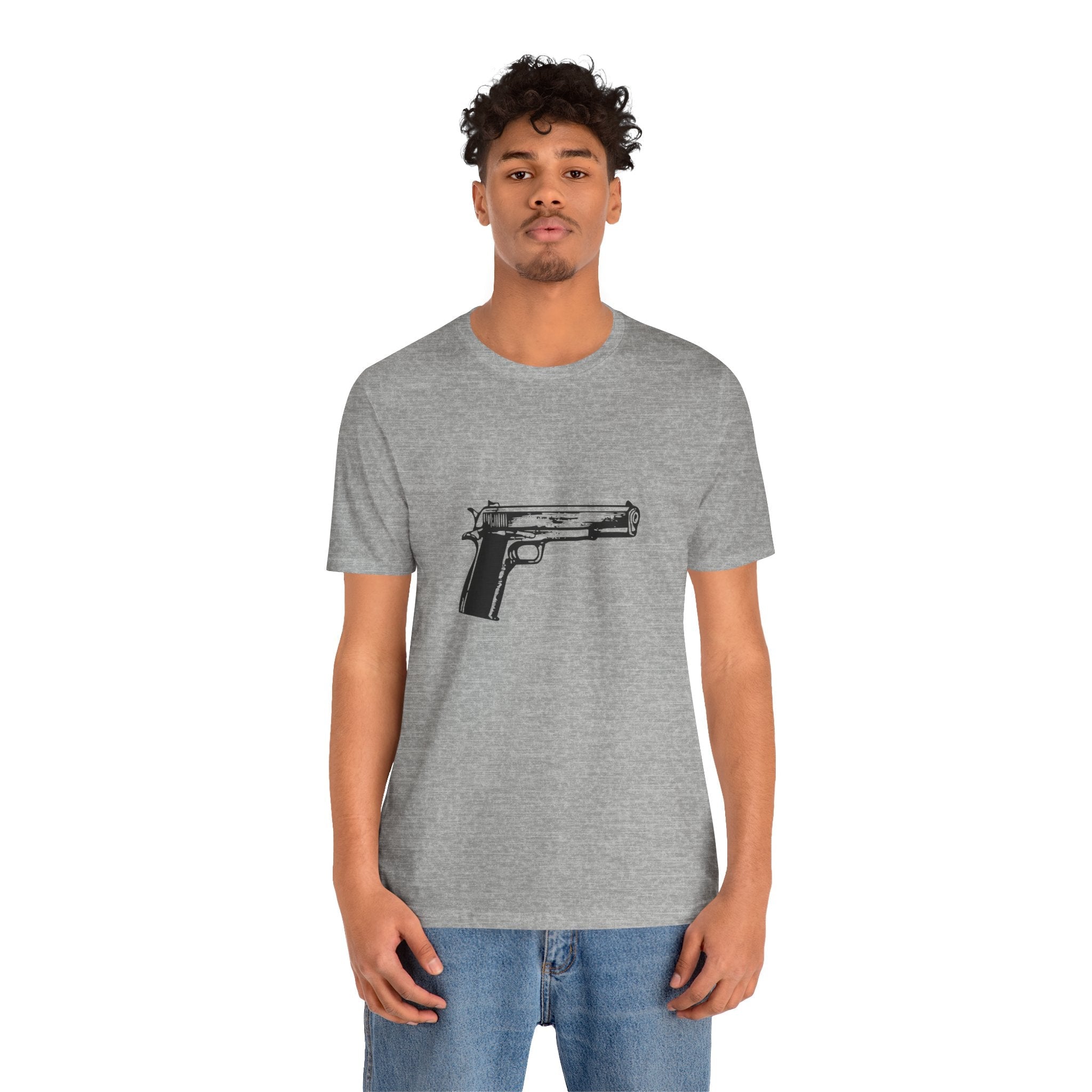 POP Culture Classics Handgun Unisex Jersey Short Sleeve T-Shirt - POPvault