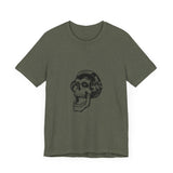 POP Culture Classics Headphones Skull Unisex Jersey Short Sleeve T-Shirt - POPvault