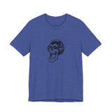 POP Culture Classics Headphones Skull Unisex Jersey Short Sleeve T-Shirt - POPvault