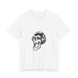 POP Culture Classics Headphones Skull Unisex Jersey Short Sleeve T-Shirt - POPvault