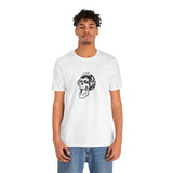 POP Culture Classics Headphones Skull Unisex Jersey Short Sleeve T-Shirt - POPvault