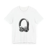POP Culture Classics Headphones Unisex Jersey Short Sleeve T-Shirt - POPvault