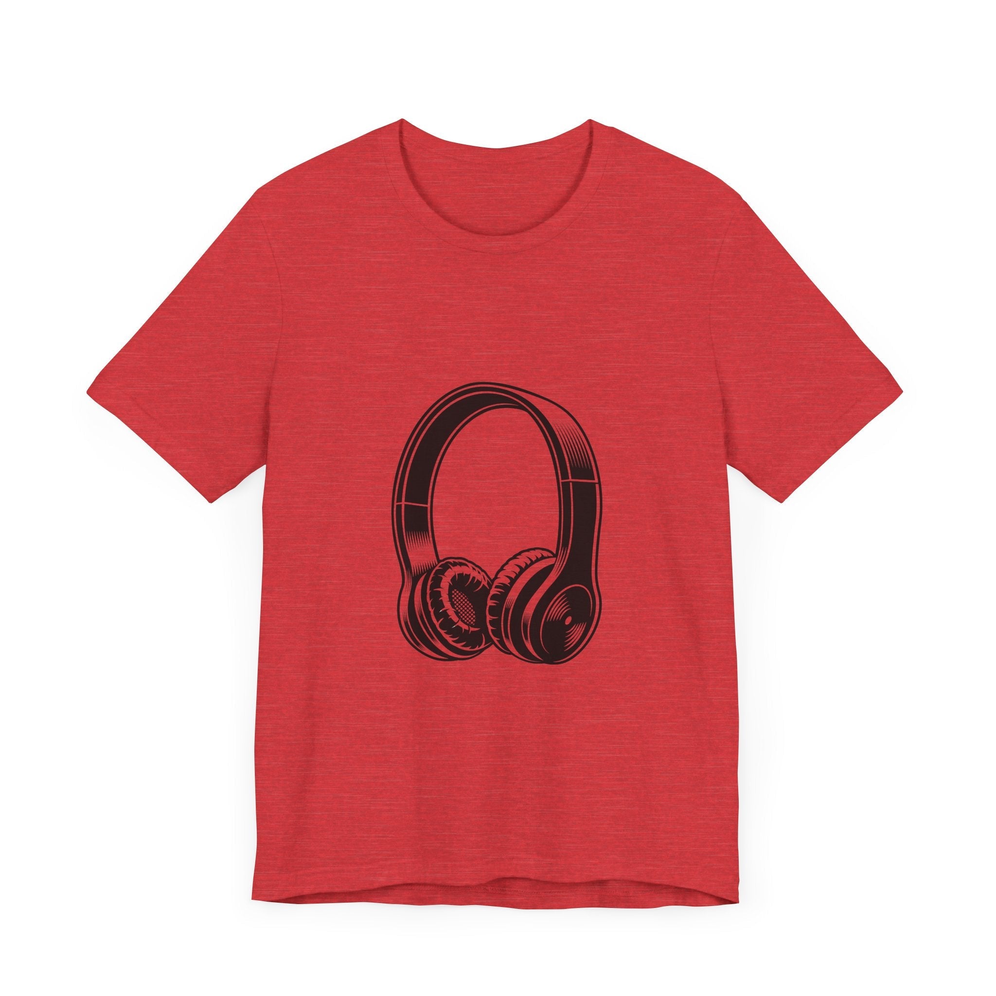 POP Culture Classics Headphones Unisex Jersey Short Sleeve T-Shirt - POPvault