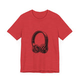 POP Culture Classics Headphones Unisex Jersey Short Sleeve T-Shirt - POPvault