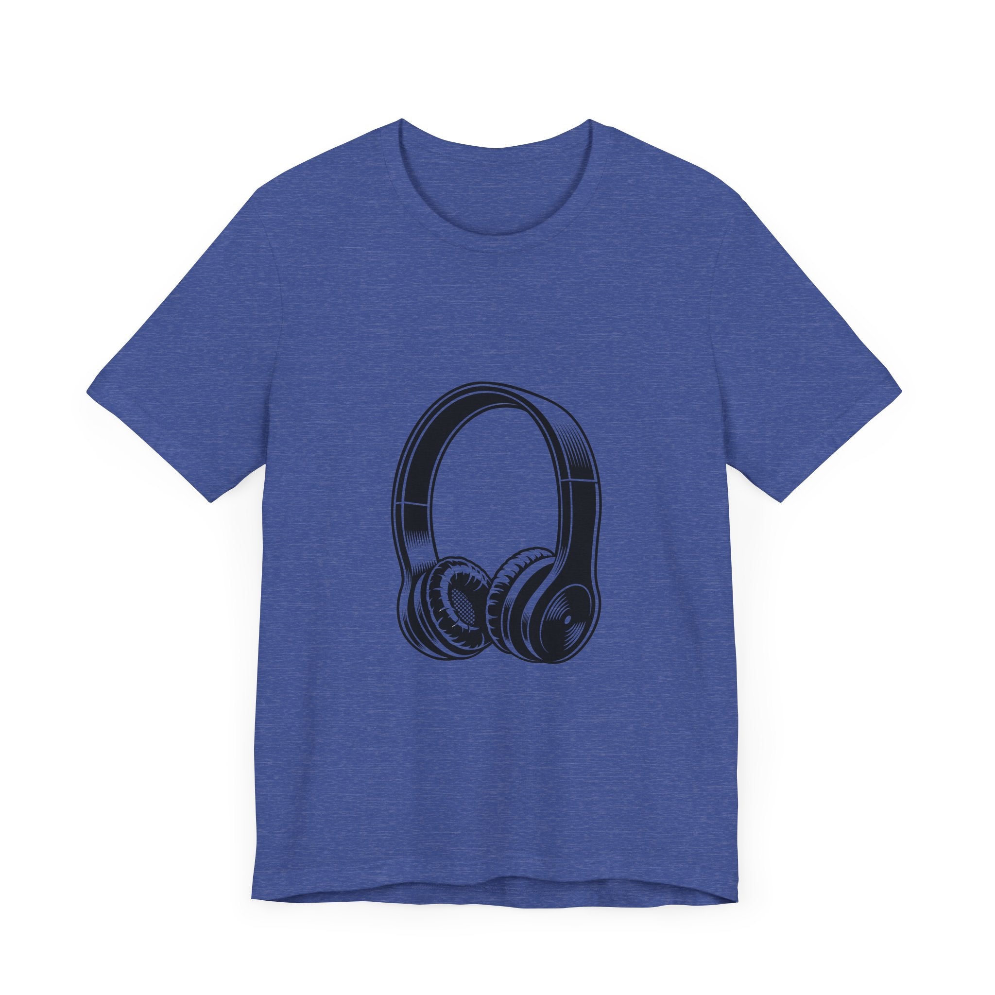 POP Culture Classics Headphones Unisex Jersey Short Sleeve T-Shirt - POPvault
