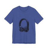 POP Culture Classics Headphones Unisex Jersey Short Sleeve T-Shirt - POPvault