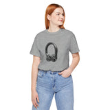 POP Culture Classics Headphones Unisex Jersey Short Sleeve T-Shirt - POPvault