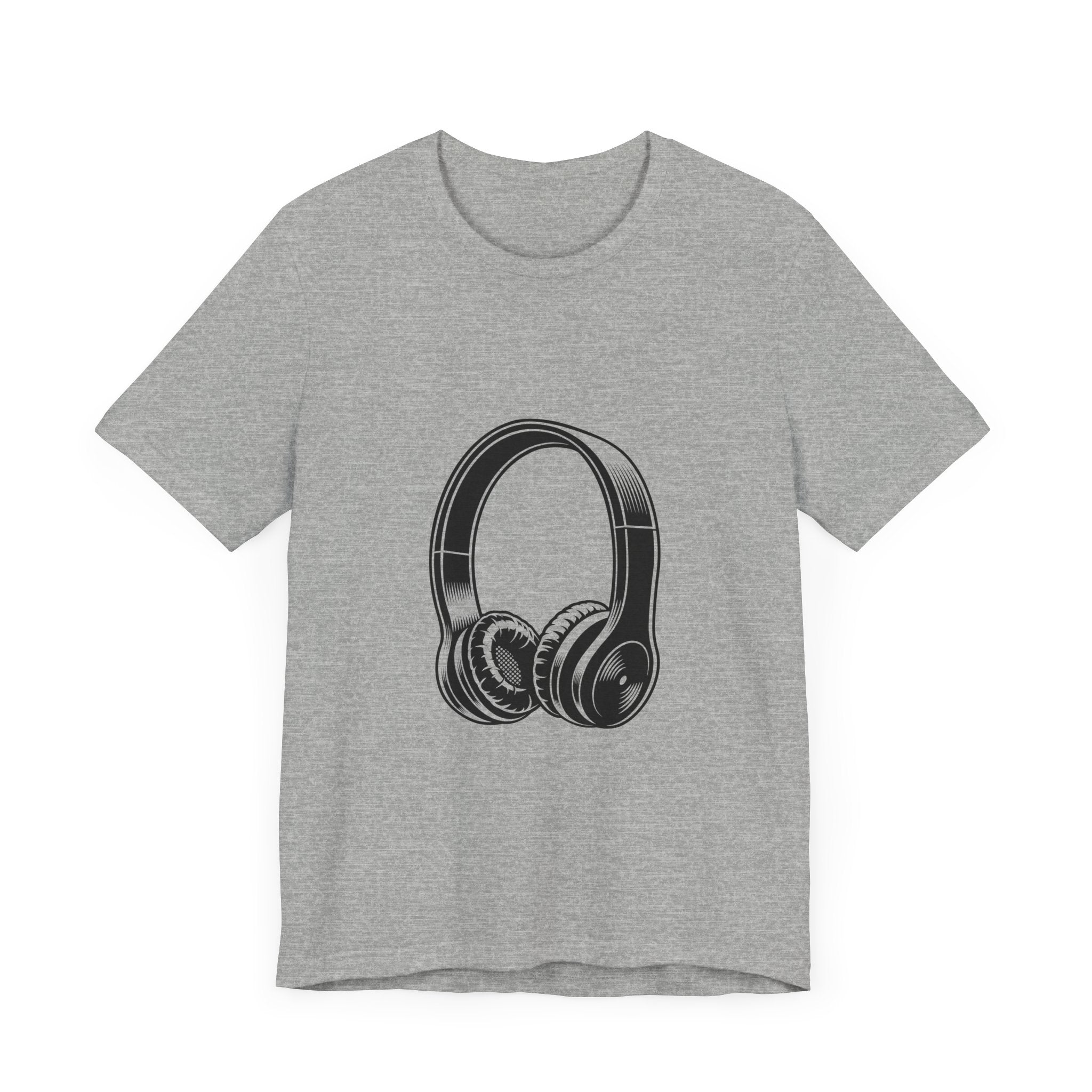 POP Culture Classics Headphones Unisex Jersey Short Sleeve T-Shirt - POPvault