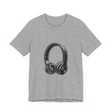 POP Culture Classics Headphones Unisex Jersey Short Sleeve T-Shirt - POPvault