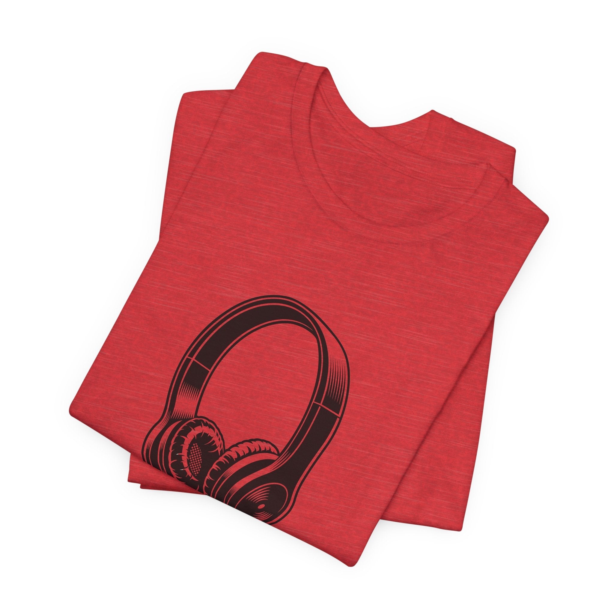POP Culture Classics Headphones Unisex Jersey Short Sleeve T-Shirt - POPvault