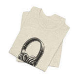 POP Culture Classics Headphones Unisex Jersey Short Sleeve T-Shirt - POPvault