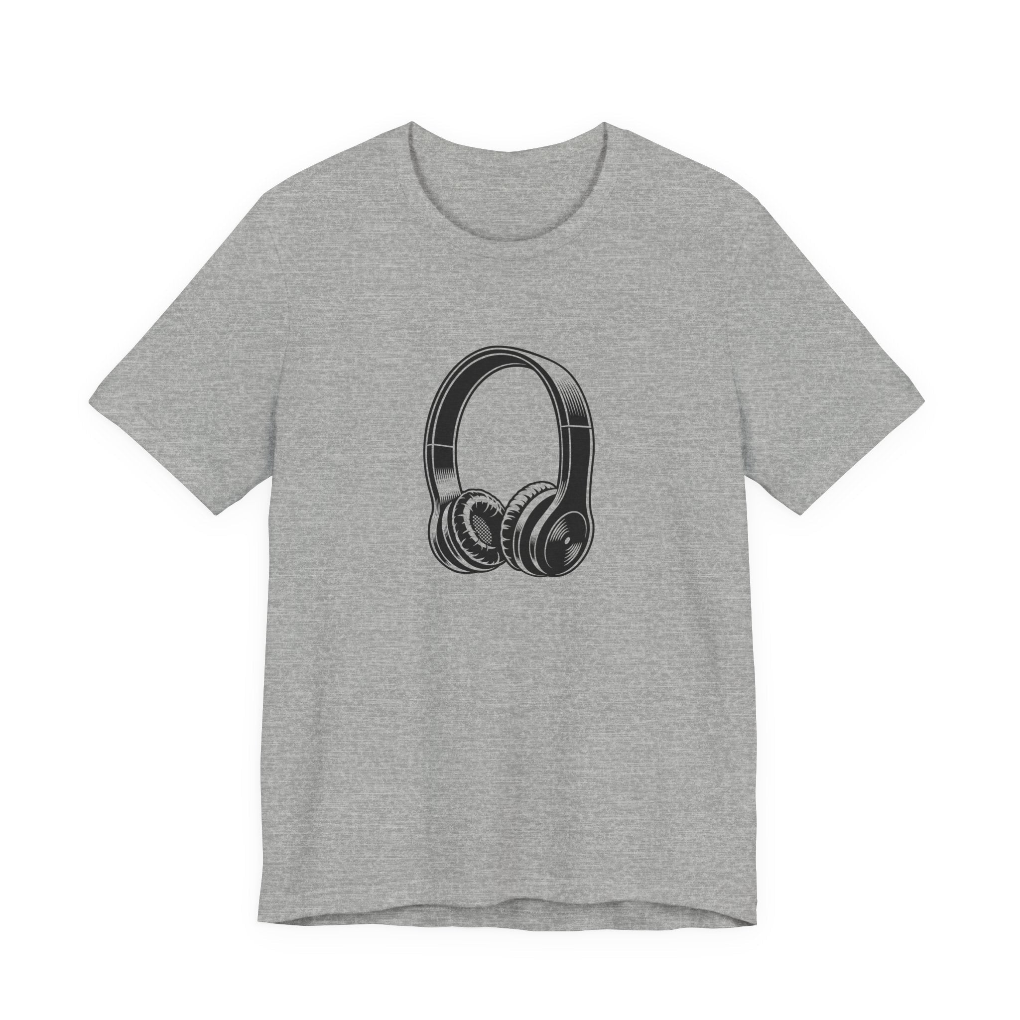 POP Culture Classics Headphones Unisex Jersey Short Sleeve T-Shirt - POPvault