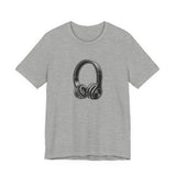 POP Culture Classics Headphones Unisex Jersey Short Sleeve T-Shirt - POPvault