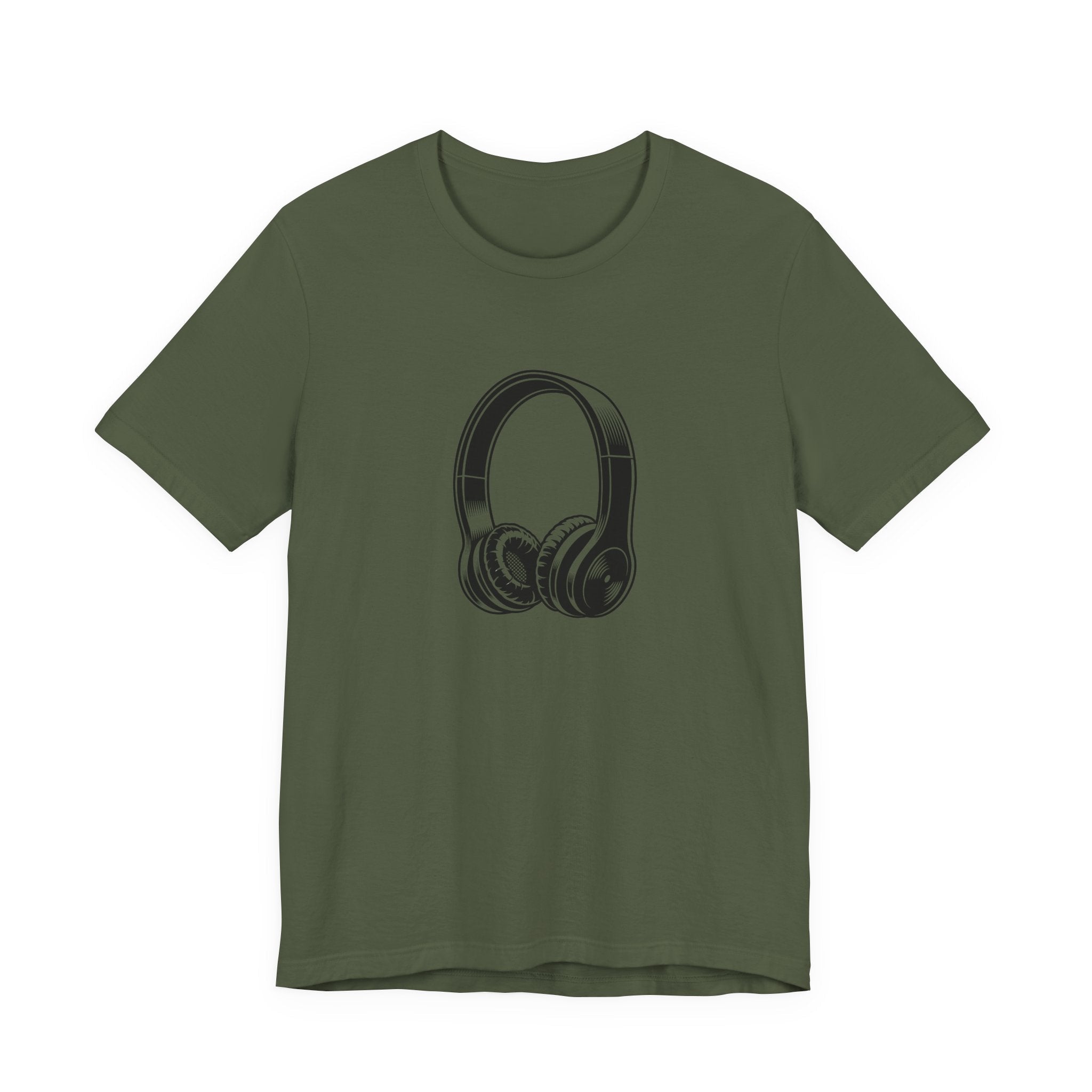 POP Culture Classics Headphones Unisex Jersey Short Sleeve T-Shirt - POPvault
