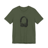 POP Culture Classics Headphones Unisex Jersey Short Sleeve T-Shirt - POPvault
