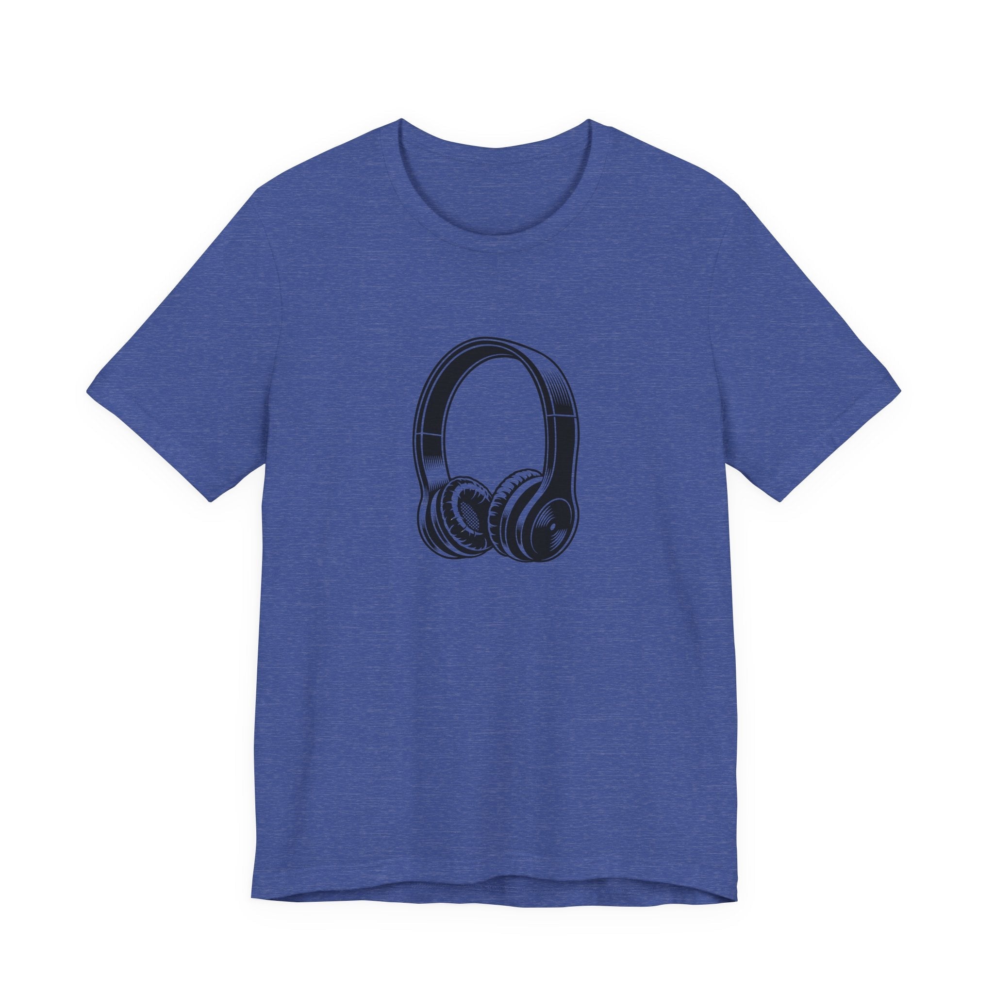 POP Culture Classics Headphones Unisex Jersey Short Sleeve T-Shirt - POPvault