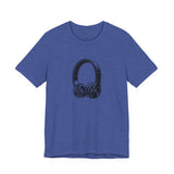 POP Culture Classics Headphones Unisex Jersey Short Sleeve T-Shirt - POPvault