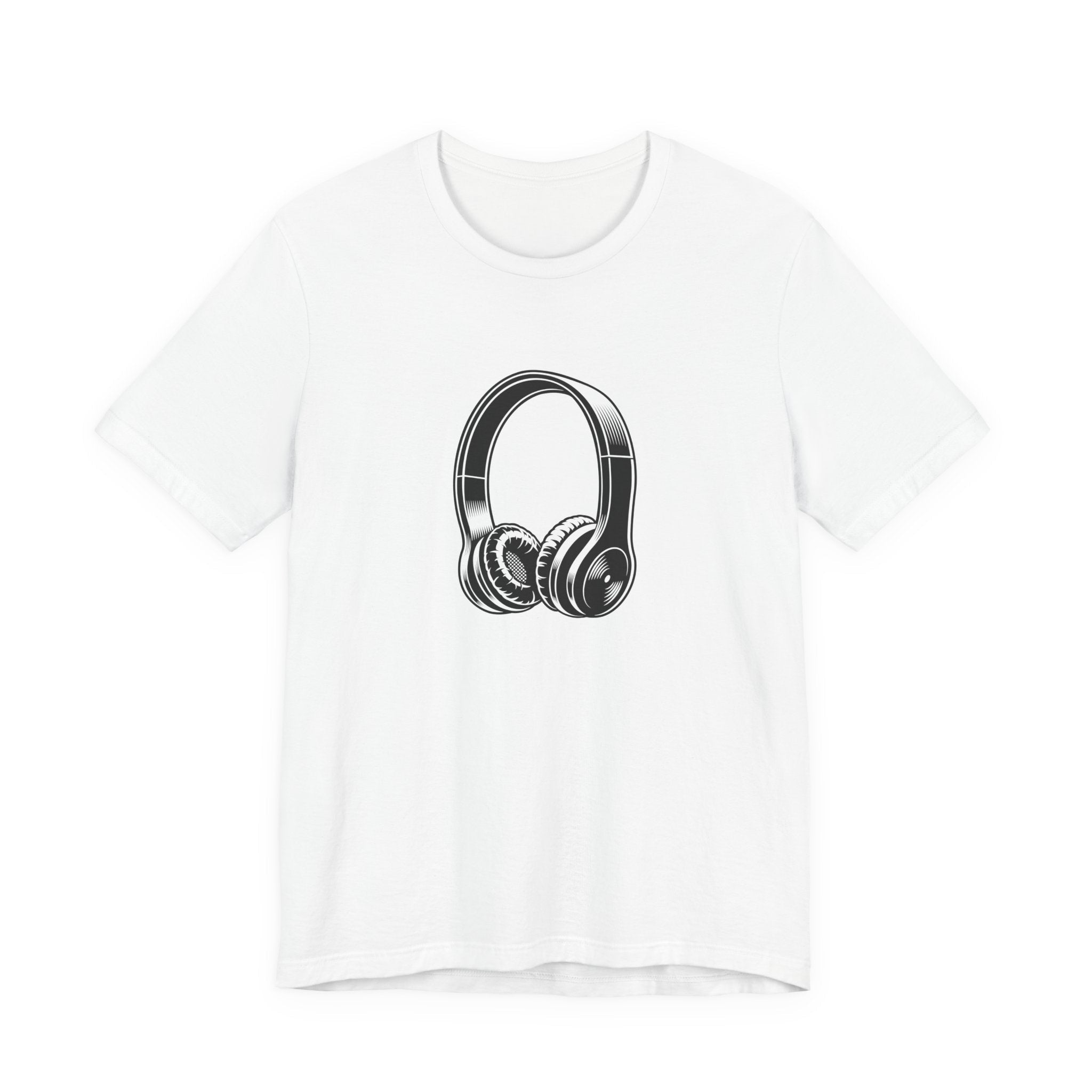POP Culture Classics Headphones Unisex Jersey Short Sleeve T-Shirt - POPvault