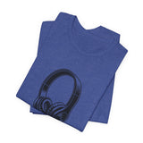 POP Culture Classics Headphones Unisex Jersey Short Sleeve T-Shirt - POPvault