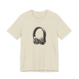 POP Culture Classics Headphones Unisex Jersey Short Sleeve T-Shirt - POPvault