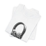 POP Culture Classics Headphones Unisex Jersey Short Sleeve T-Shirt - POPvault