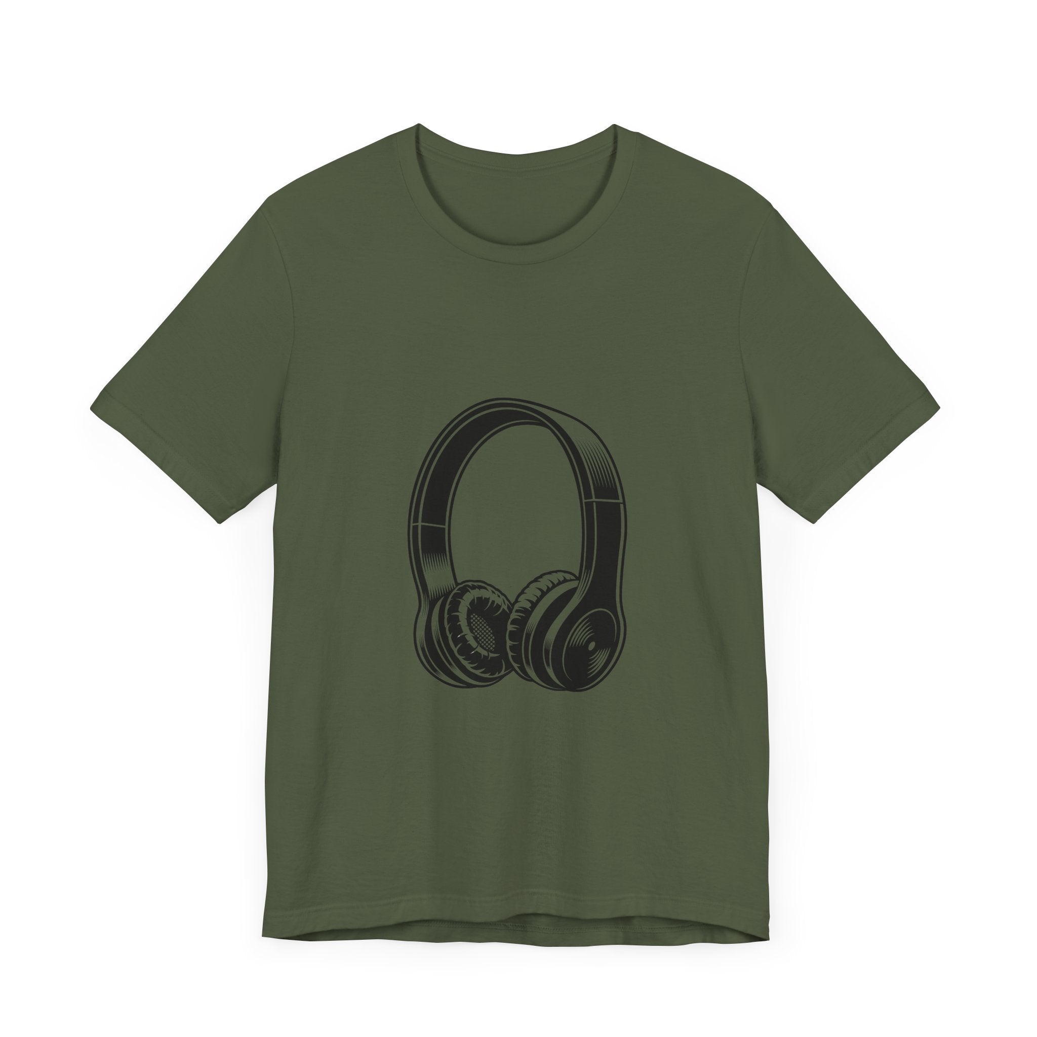 POP Culture Classics Headphones Unisex Jersey Short Sleeve T-Shirt - POPvault