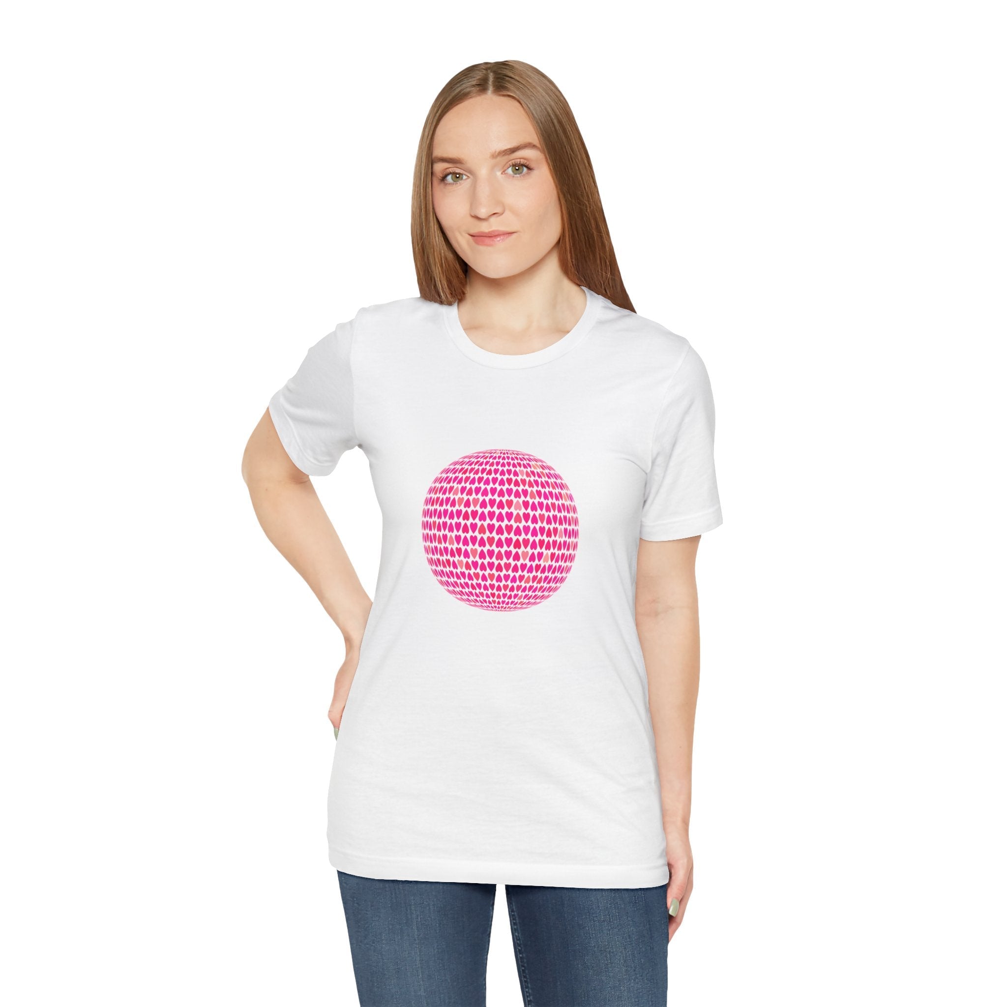 POP Culture Classics Hearts Unisex Jersey Short Sleeve T-Shirt - POPvault