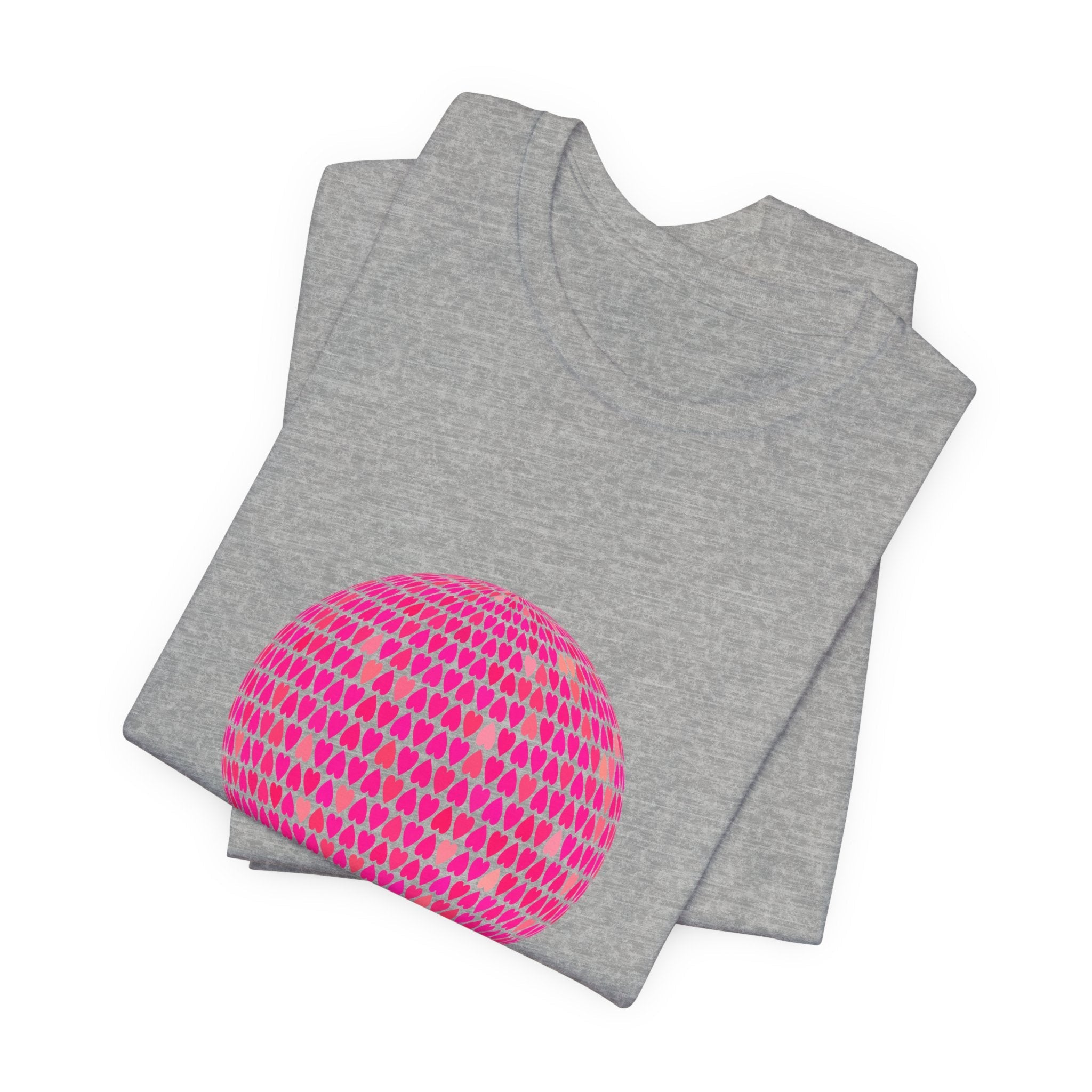 POP Culture Classics Hearts Unisex Jersey Short Sleeve T-Shirt - POPvault