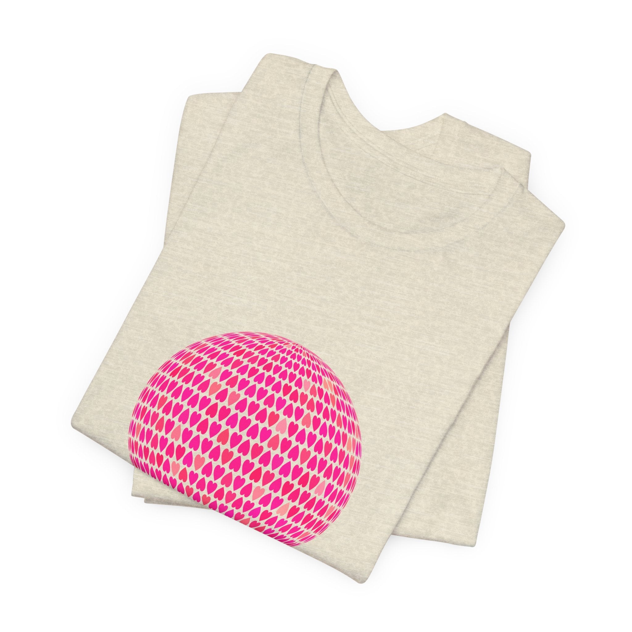 POP Culture Classics Hearts Unisex Jersey Short Sleeve T-Shirt - POPvault