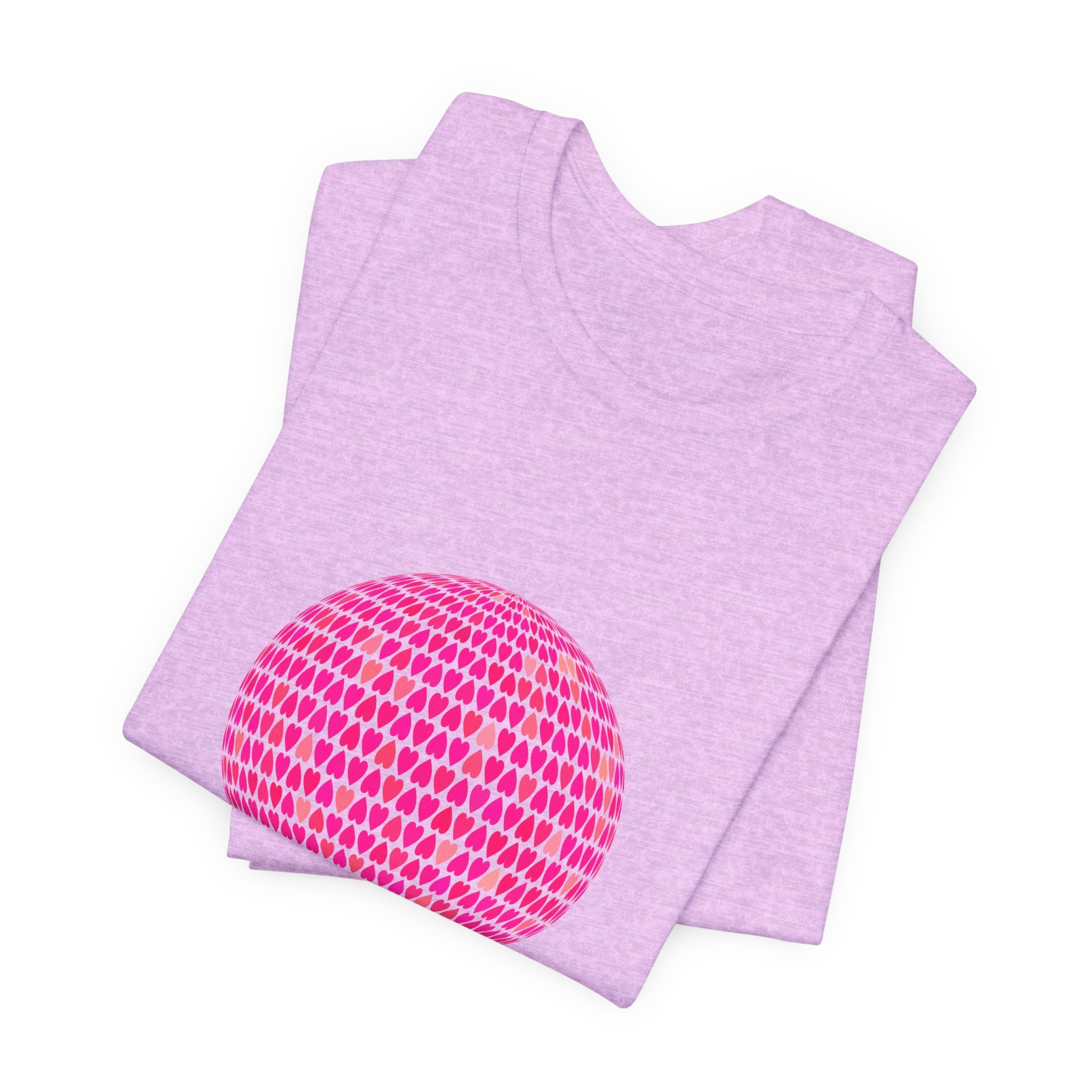 POP Culture Classics Hearts Unisex Jersey Short Sleeve T-Shirt - POPvault