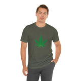 POP Culture Classics Herb Leaf Unisex Jersey Short Sleeve T-Shirt - POPvault