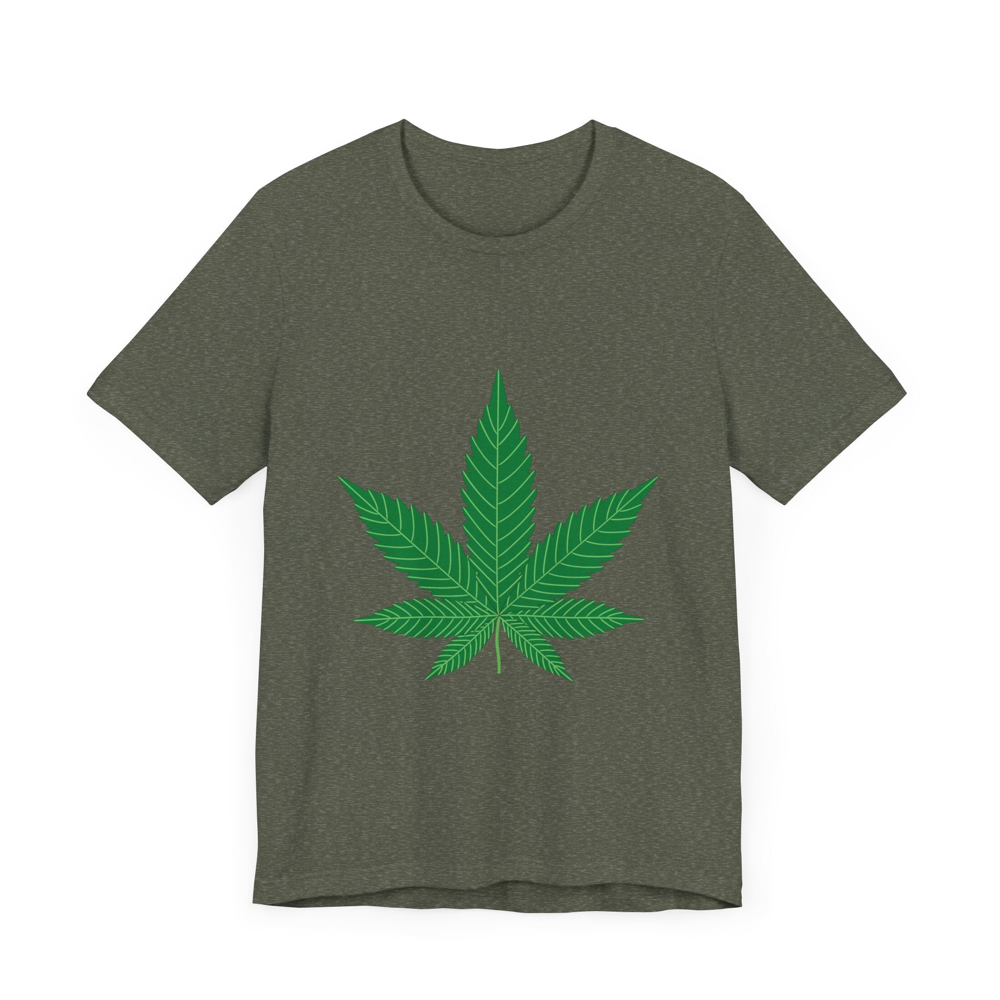 POP Culture Classics Herb Leaf Unisex Jersey Short Sleeve T-Shirt - POPvault