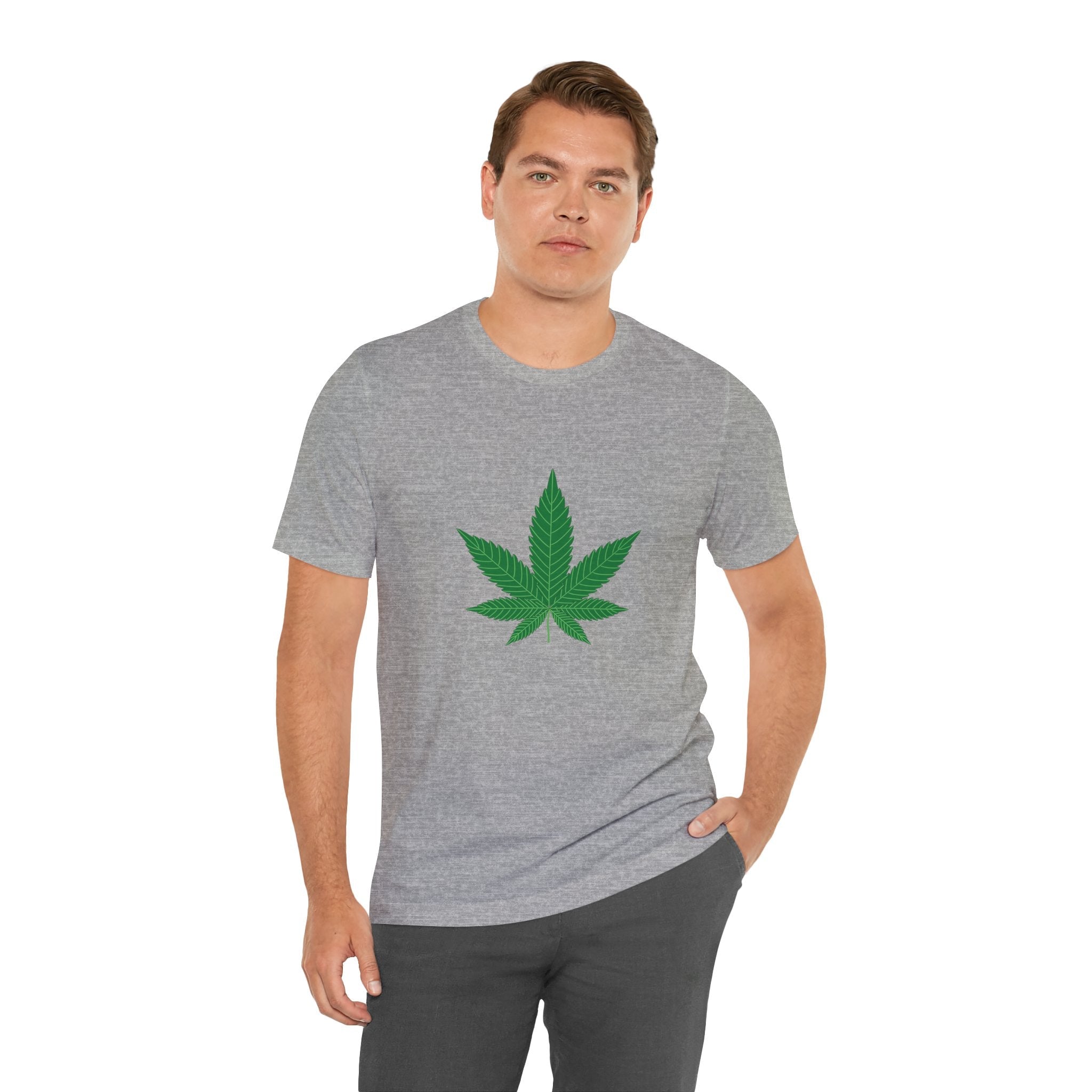 POP Culture Classics Herb Leaf Unisex Jersey Short Sleeve T-Shirt - POPvault