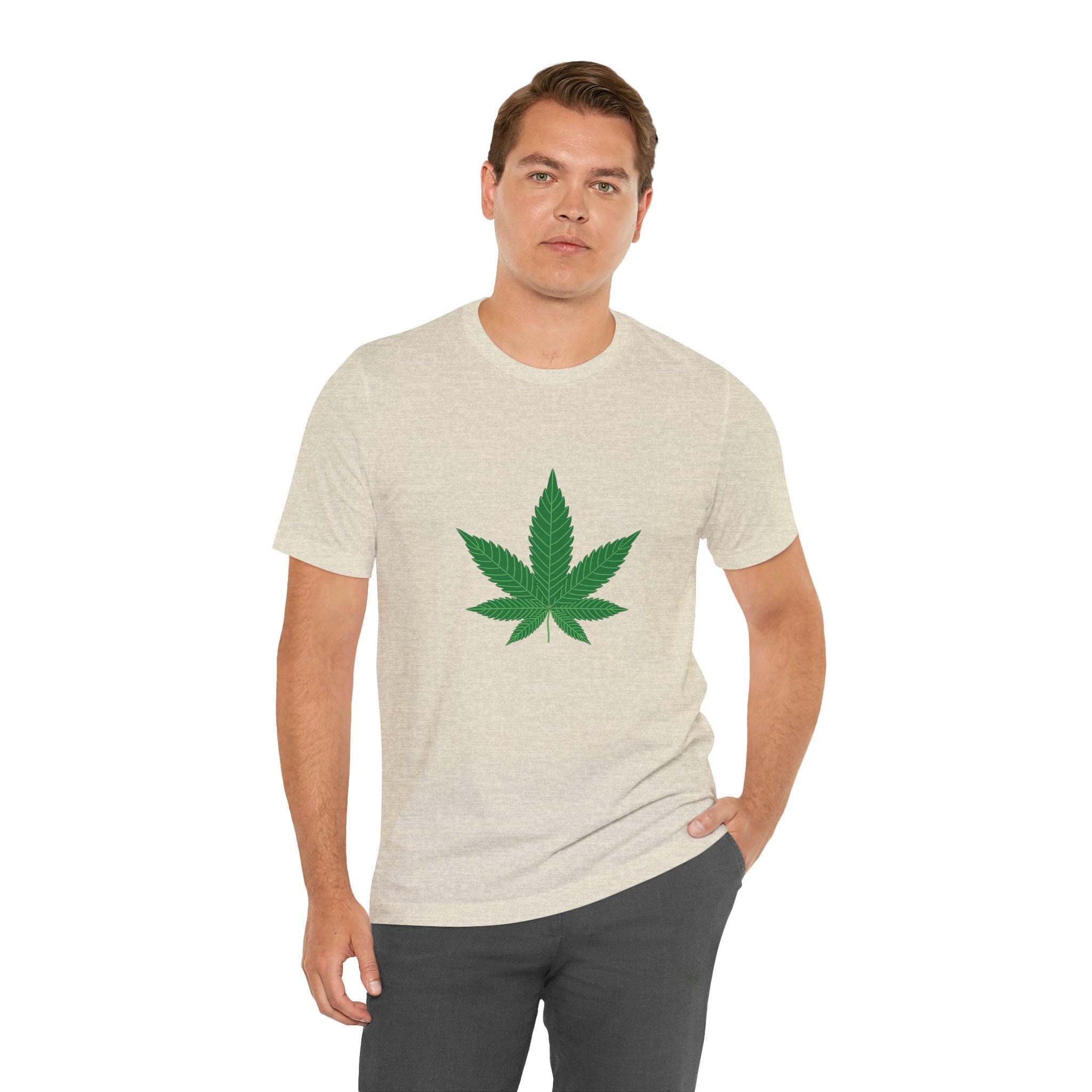 POP Culture Classics Herb Leaf Unisex Jersey Short Sleeve T-Shirt - POPvault