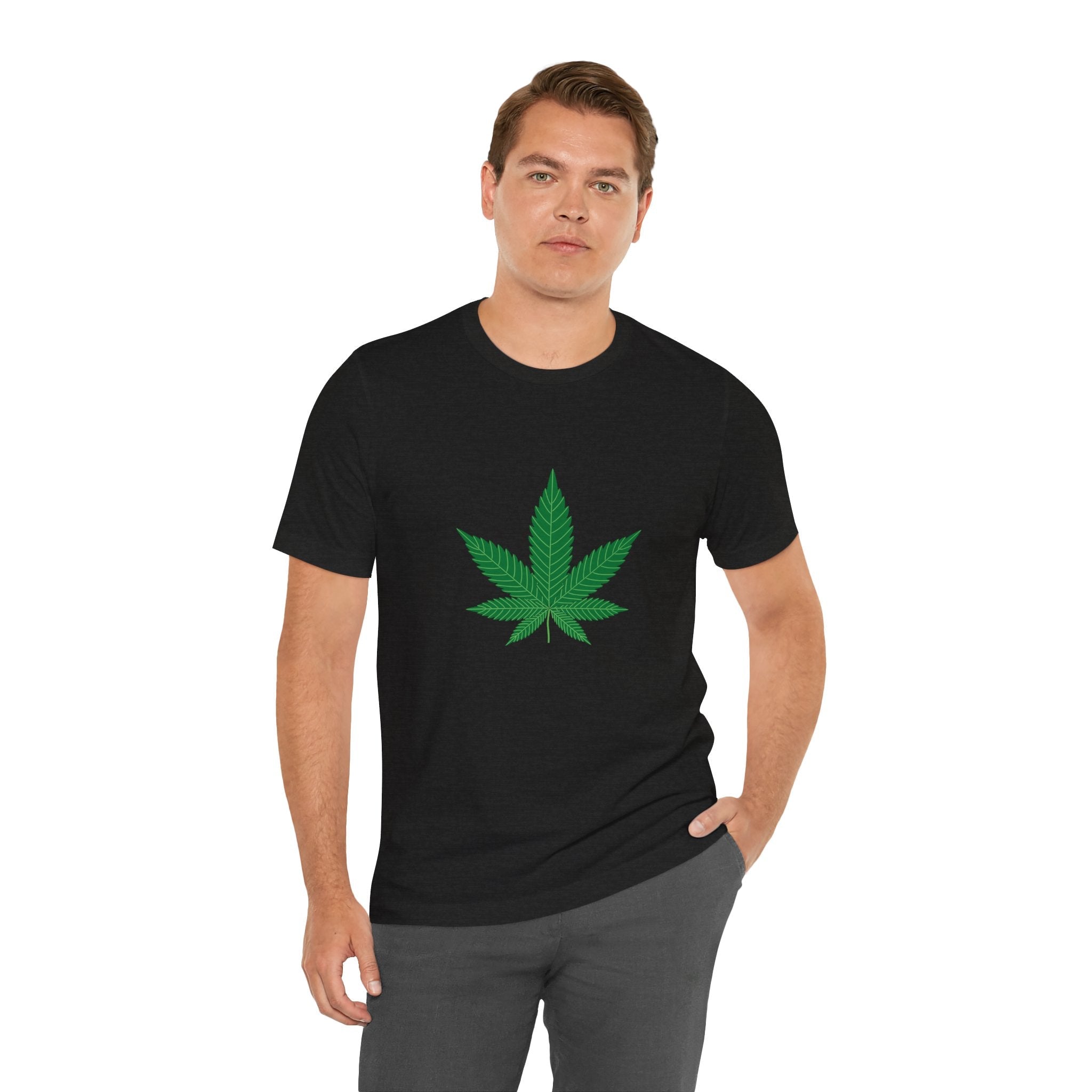 POP Culture Classics Herb Leaf Unisex Jersey Short Sleeve T-Shirt - POPvault