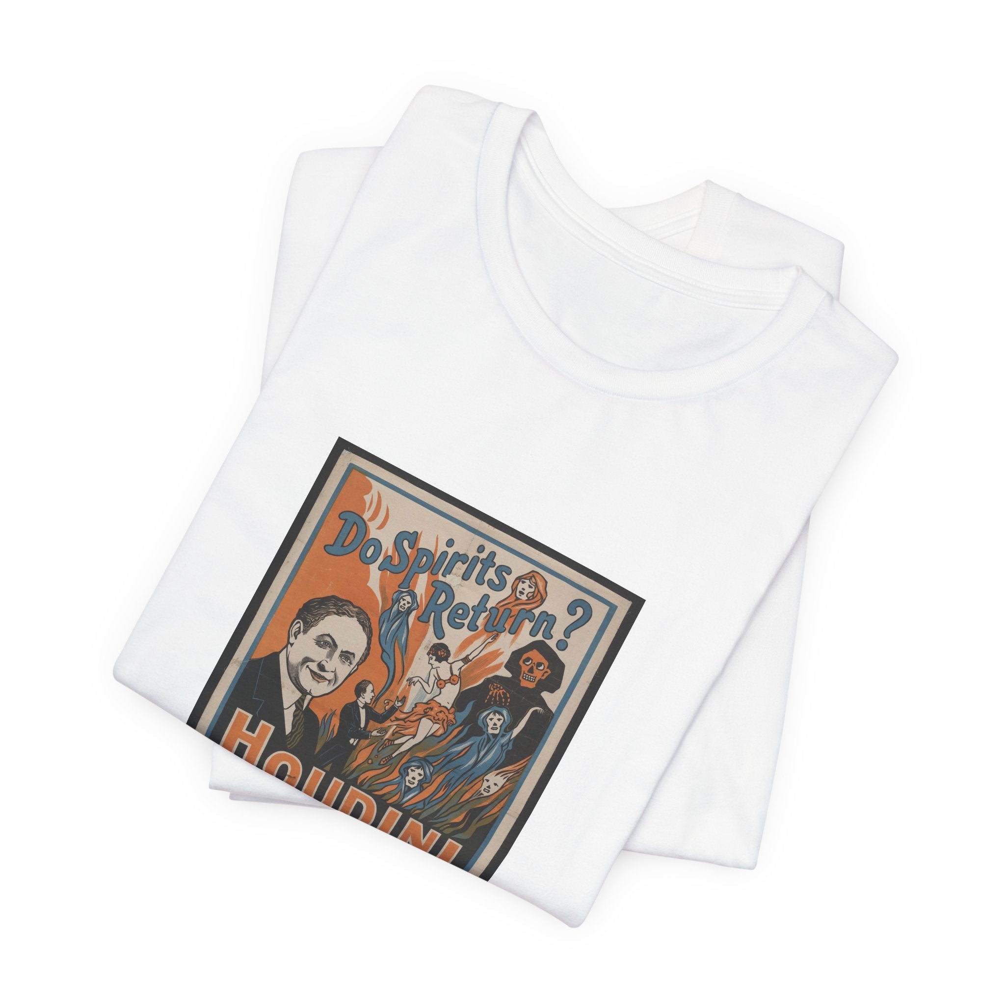 POP Culture Classics Houdini Do Spirits Return Unisex Jersey Short Sleeve T-Shirt - POPvault