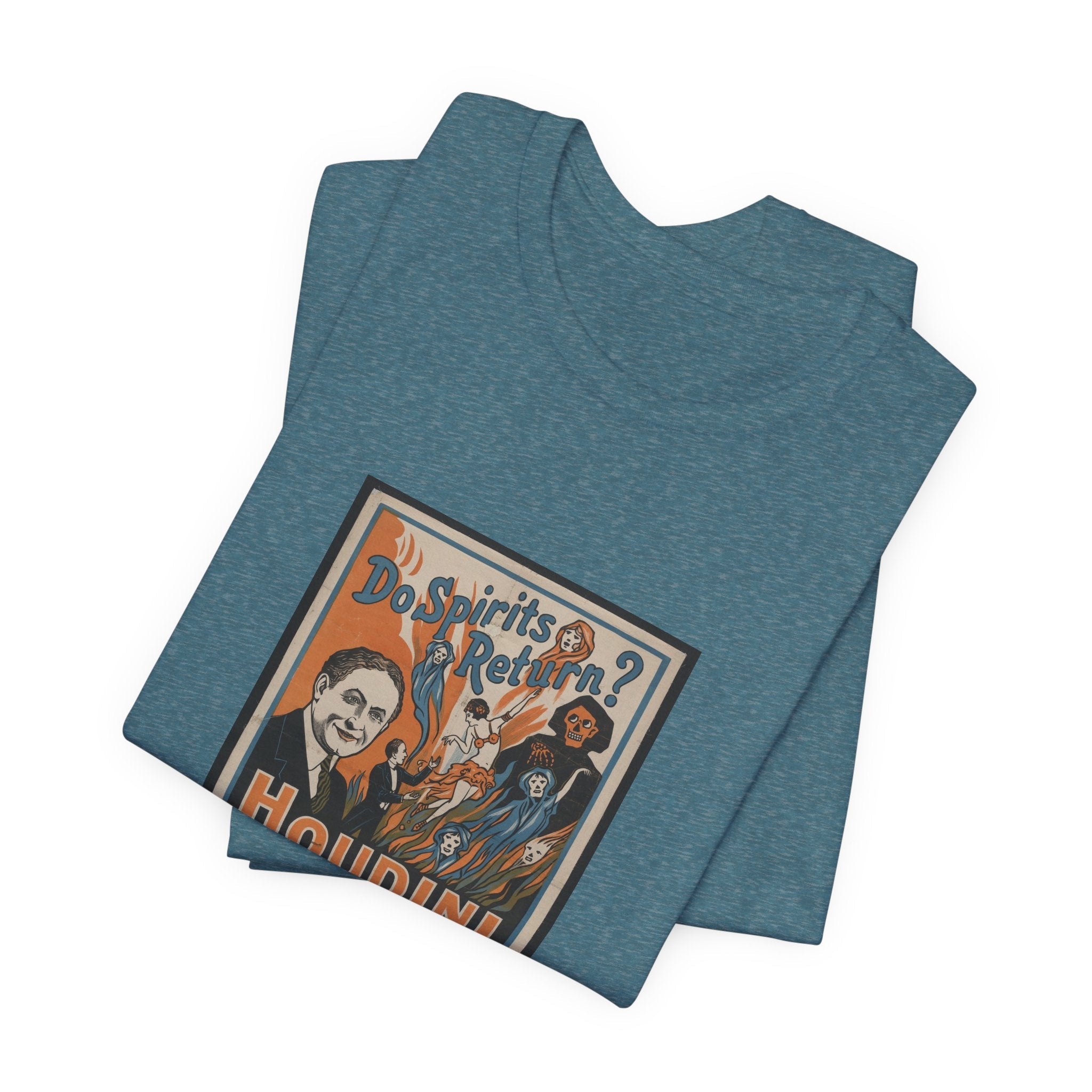 POP Culture Classics Houdini Do Spirits Return Unisex Jersey Short Sleeve T-Shirt - POPvault