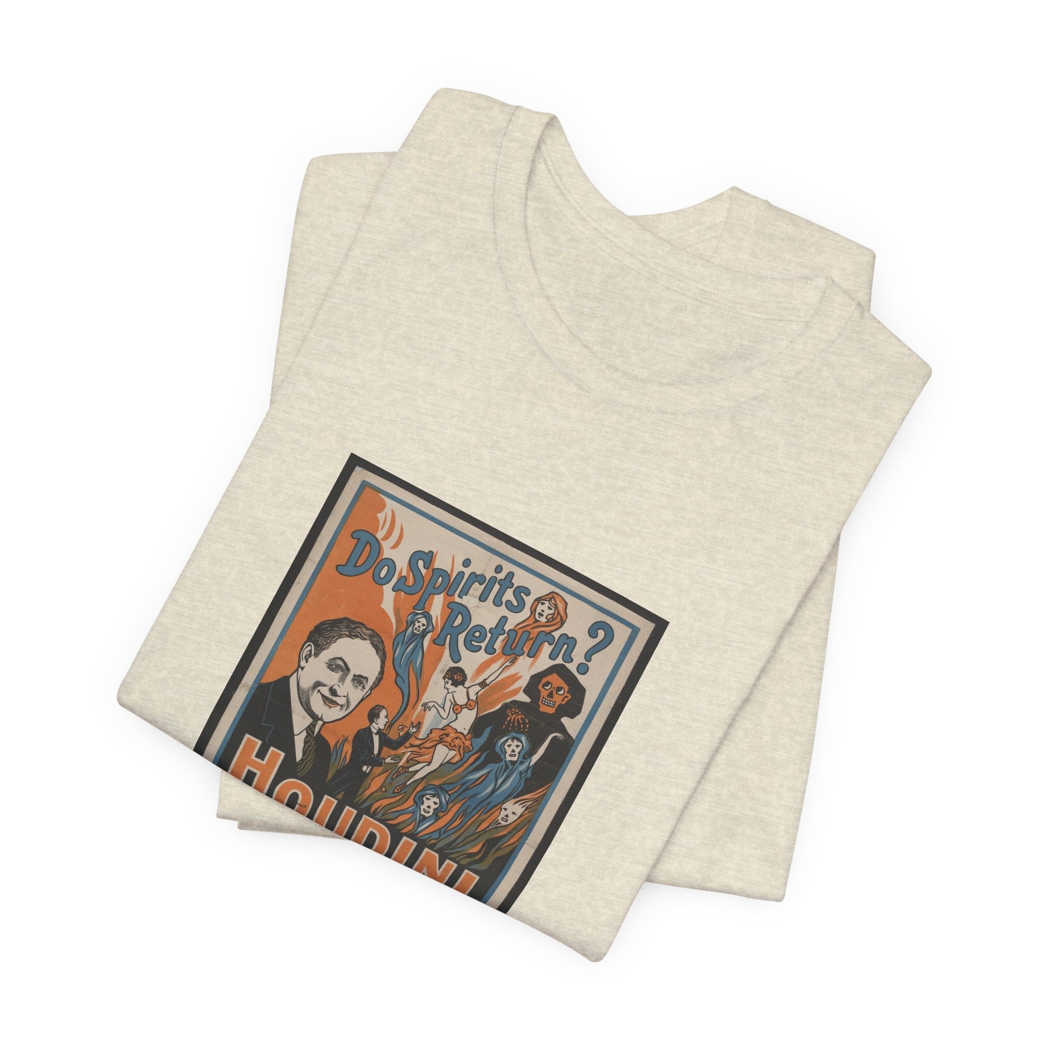 POP Culture Classics Houdini Do Spirits Return Unisex Jersey Short Sleeve T-Shirt - POPvault