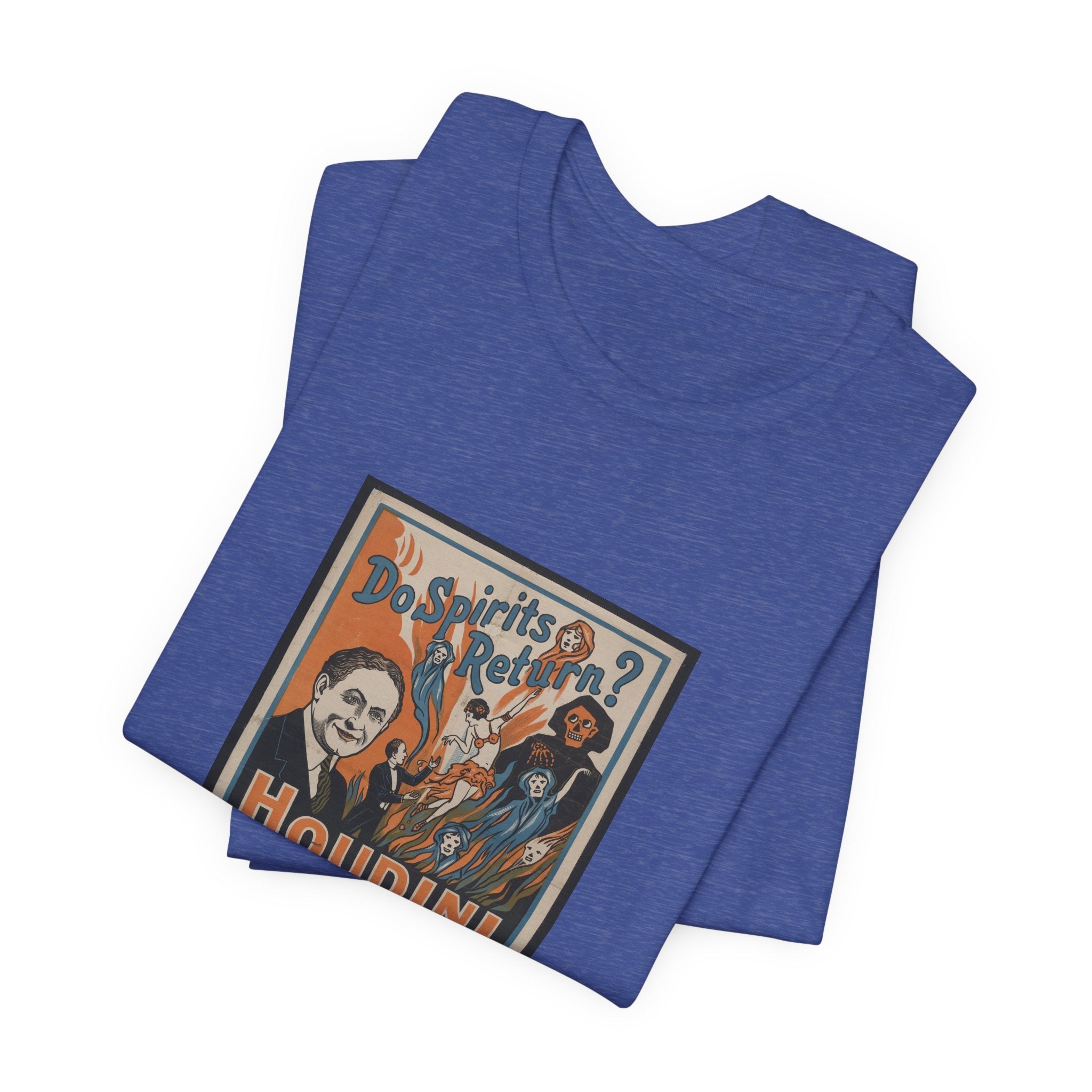 POP Culture Classics Houdini Do Spirits Return Unisex Jersey Short Sleeve T-Shirt - POPvault