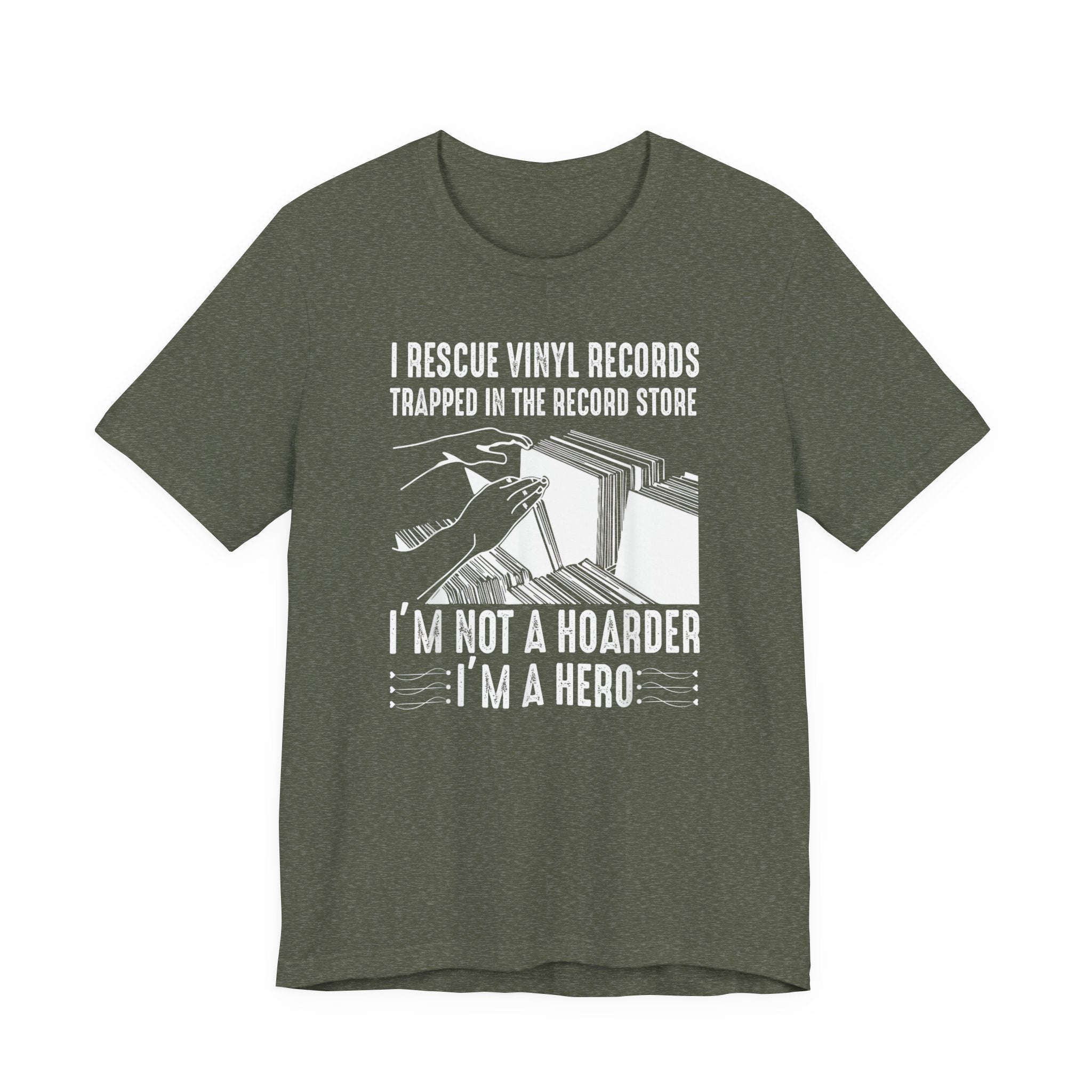POP Culture Classics I Rescue Vinyl Unisex Jersey Short Sleeve T-Shirt - POPvault