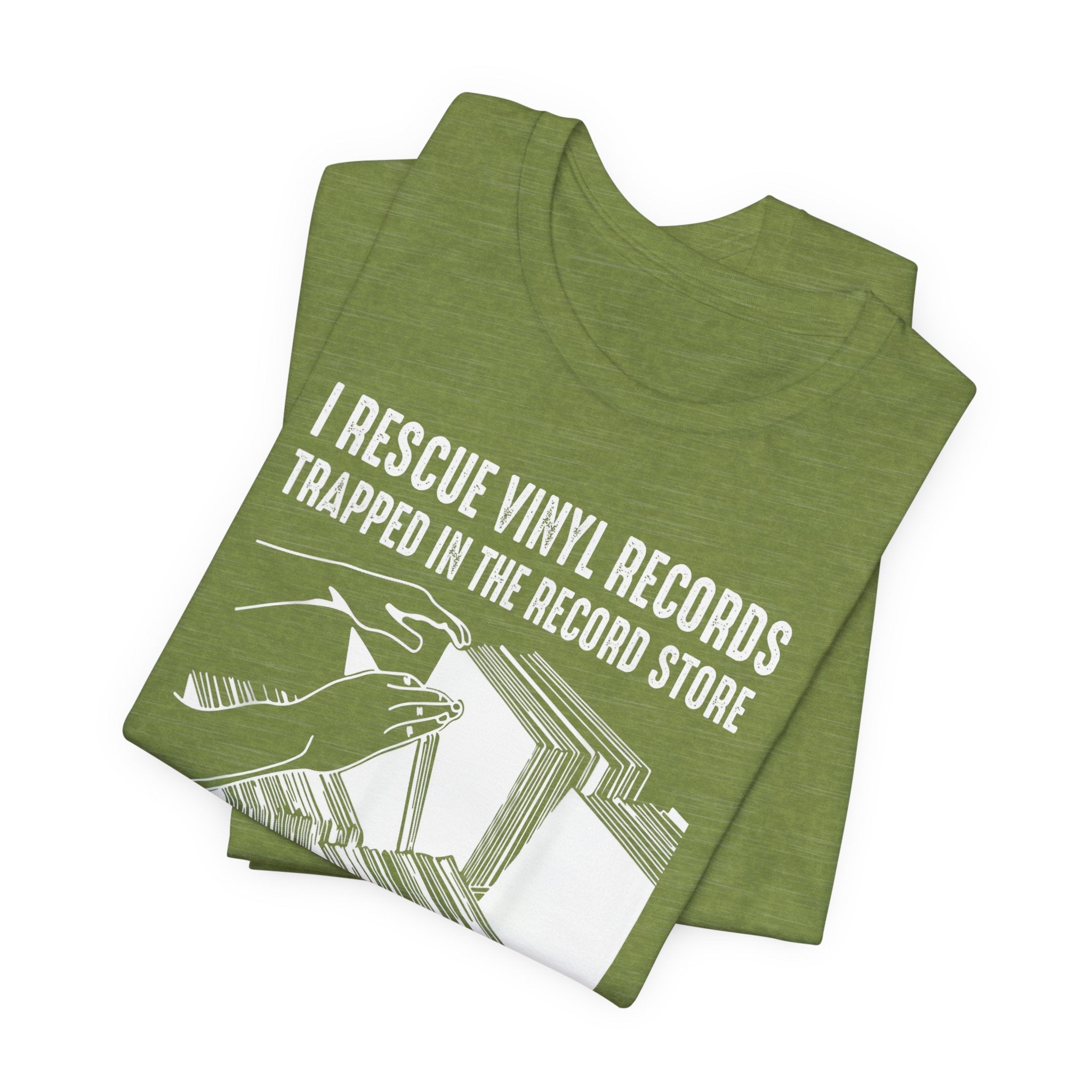 POP Culture Classics I Rescue Vinyl Unisex Jersey Short Sleeve T-Shirt - POPvault
