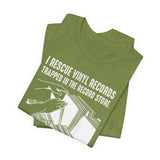 POP Culture Classics I Rescue Vinyl Unisex Jersey Short Sleeve T-Shirt - POPvault