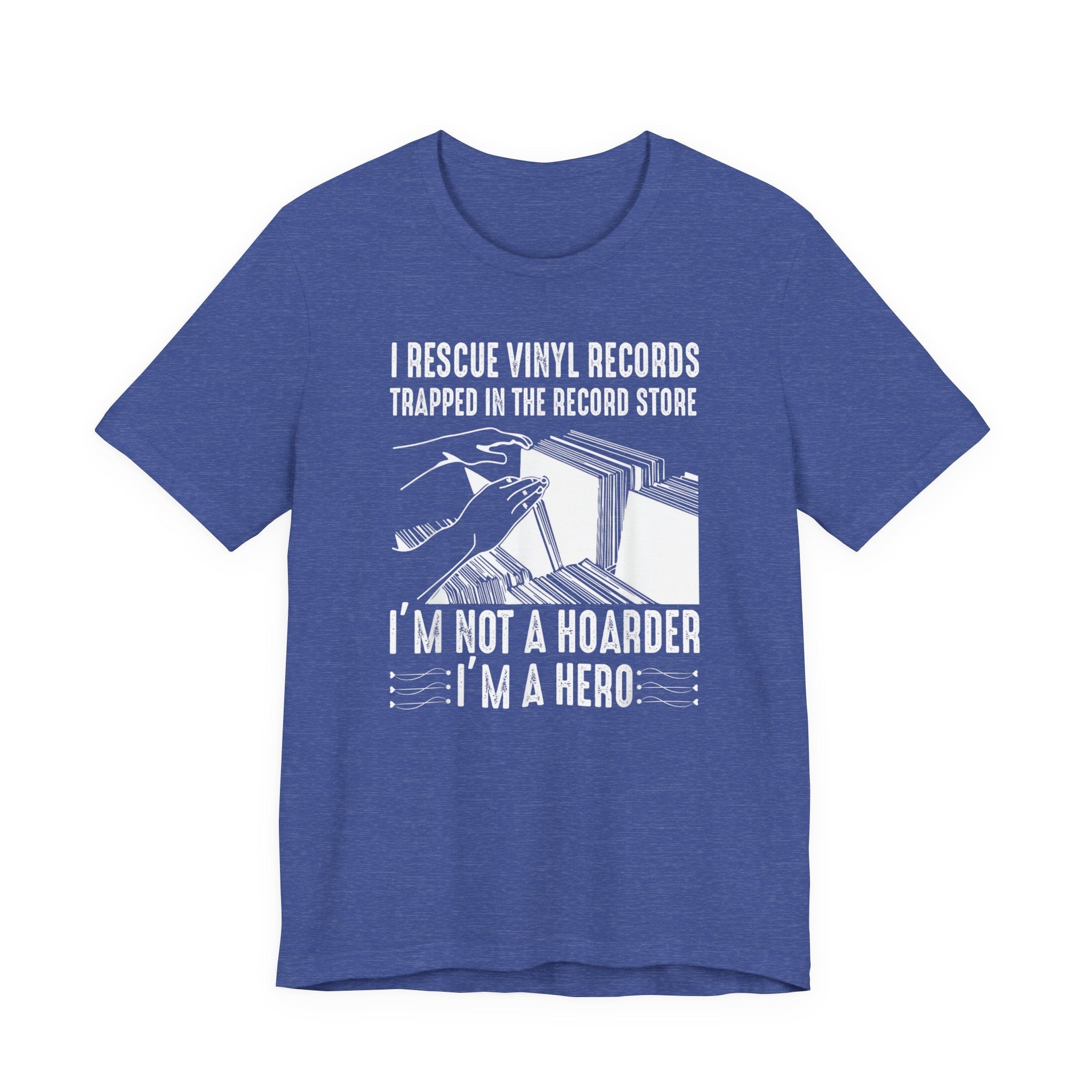 POP Culture Classics I Rescue Vinyl Unisex Jersey Short Sleeve T-Shirt - POPvault