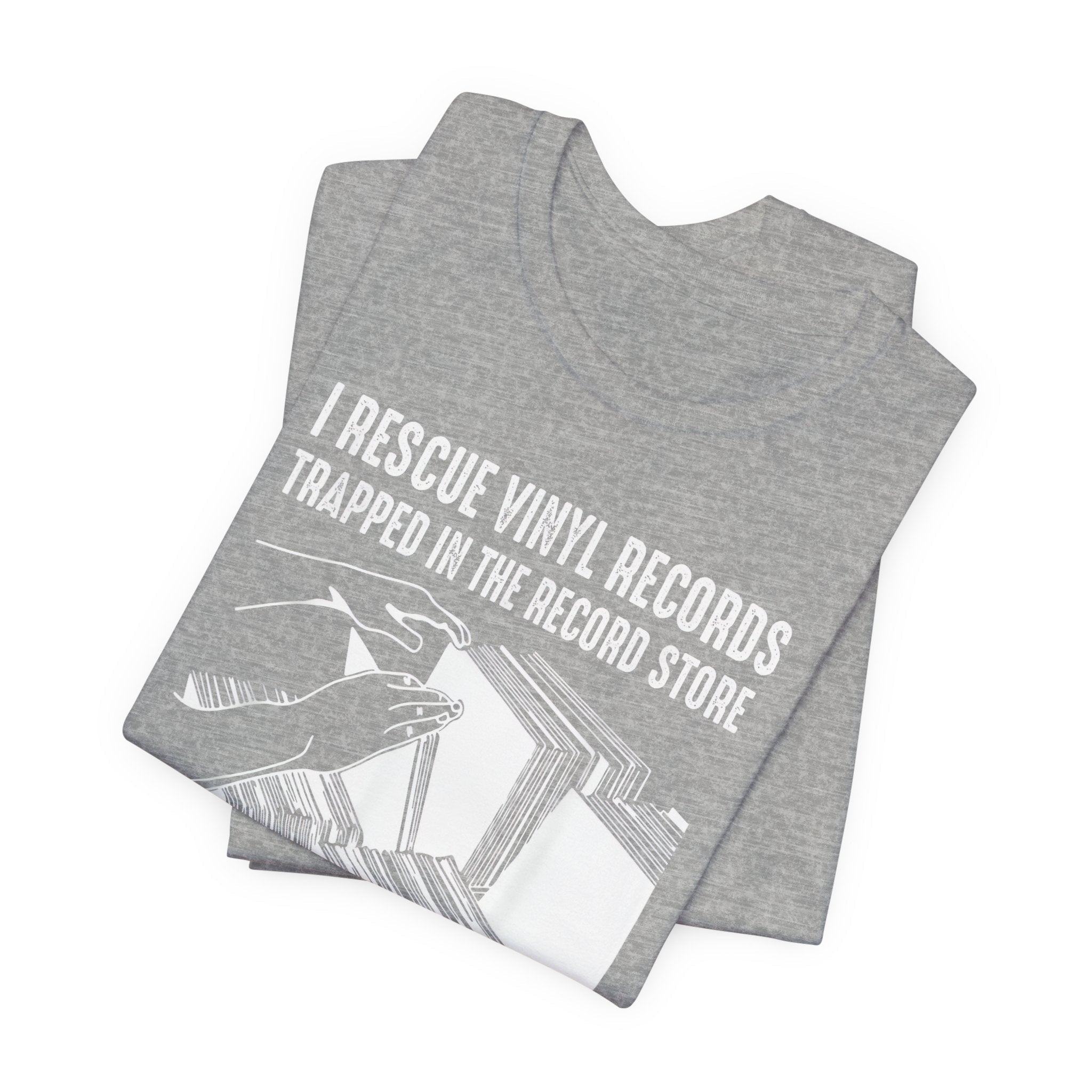 POP Culture Classics I Rescue Vinyl Unisex Jersey Short Sleeve T-Shirt - POPvault