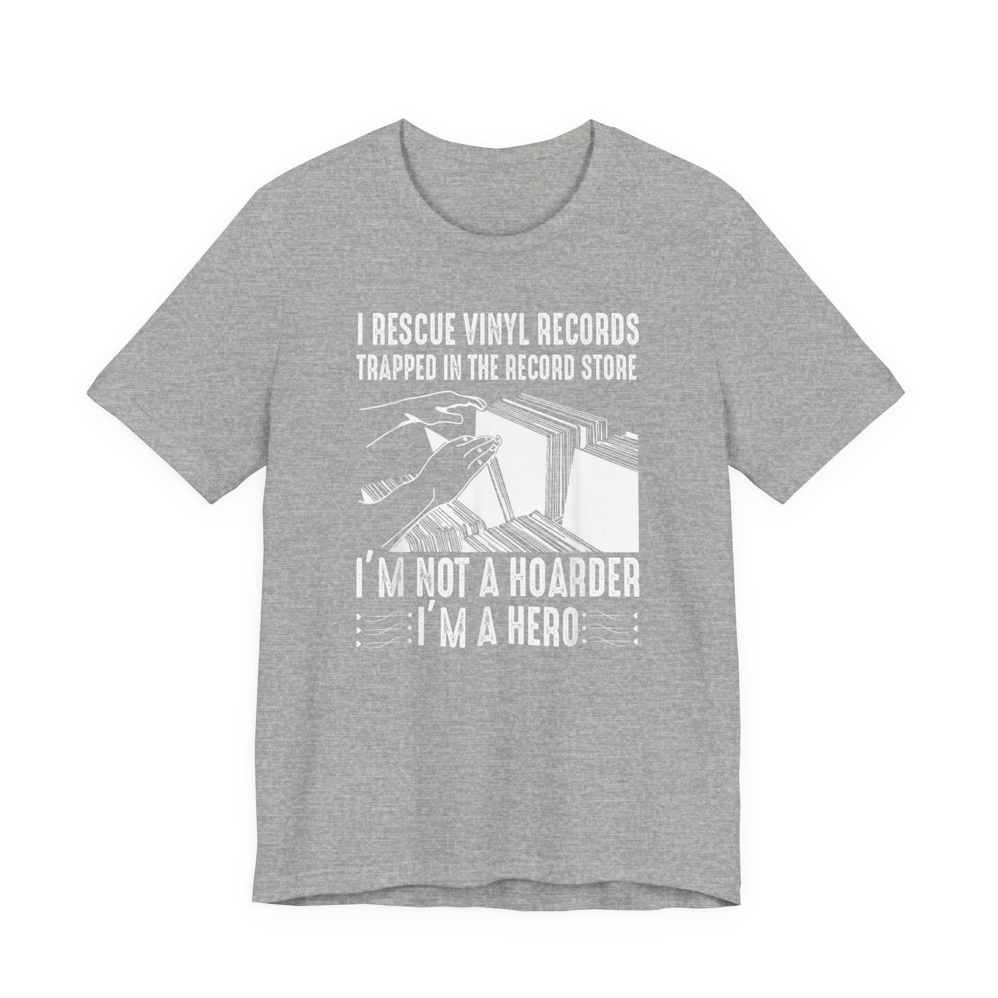 POP Culture Classics I Rescue Vinyl Unisex Jersey Short Sleeve T-Shirt - POPvault