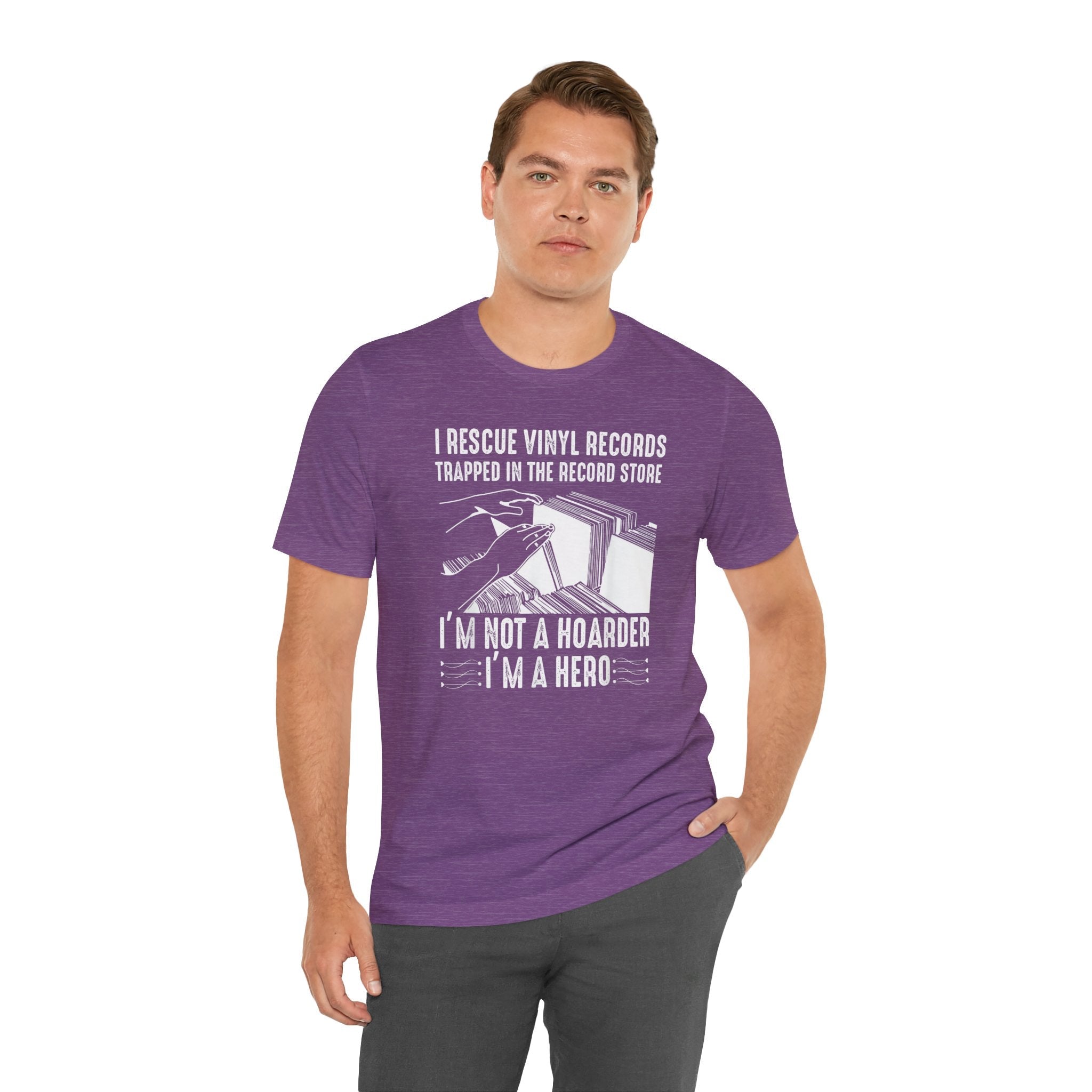 POP Culture Classics I Rescue Vinyl Unisex Jersey Short Sleeve T-Shirt - POPvault
