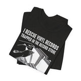 POP Culture Classics I Rescue Vinyl Unisex Jersey Short Sleeve T-Shirt - POPvault